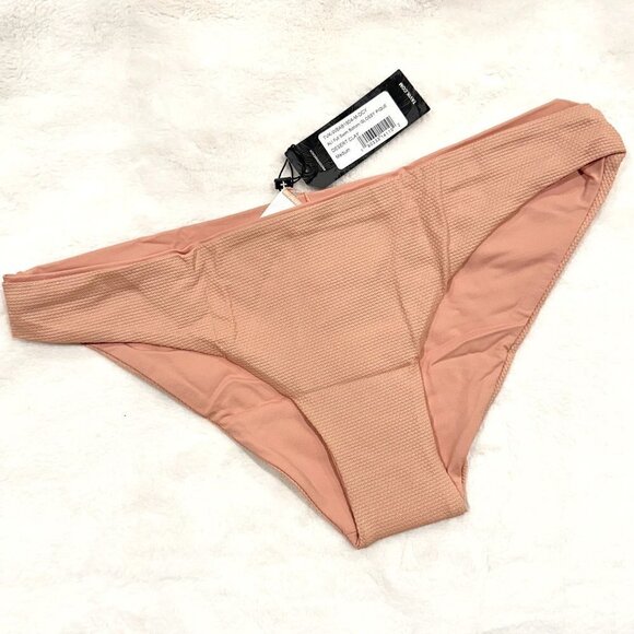 NWT Tavik Ali Full Swim Bottom Glossy Pique Desert Clay - Medium - Picture 2 of 8